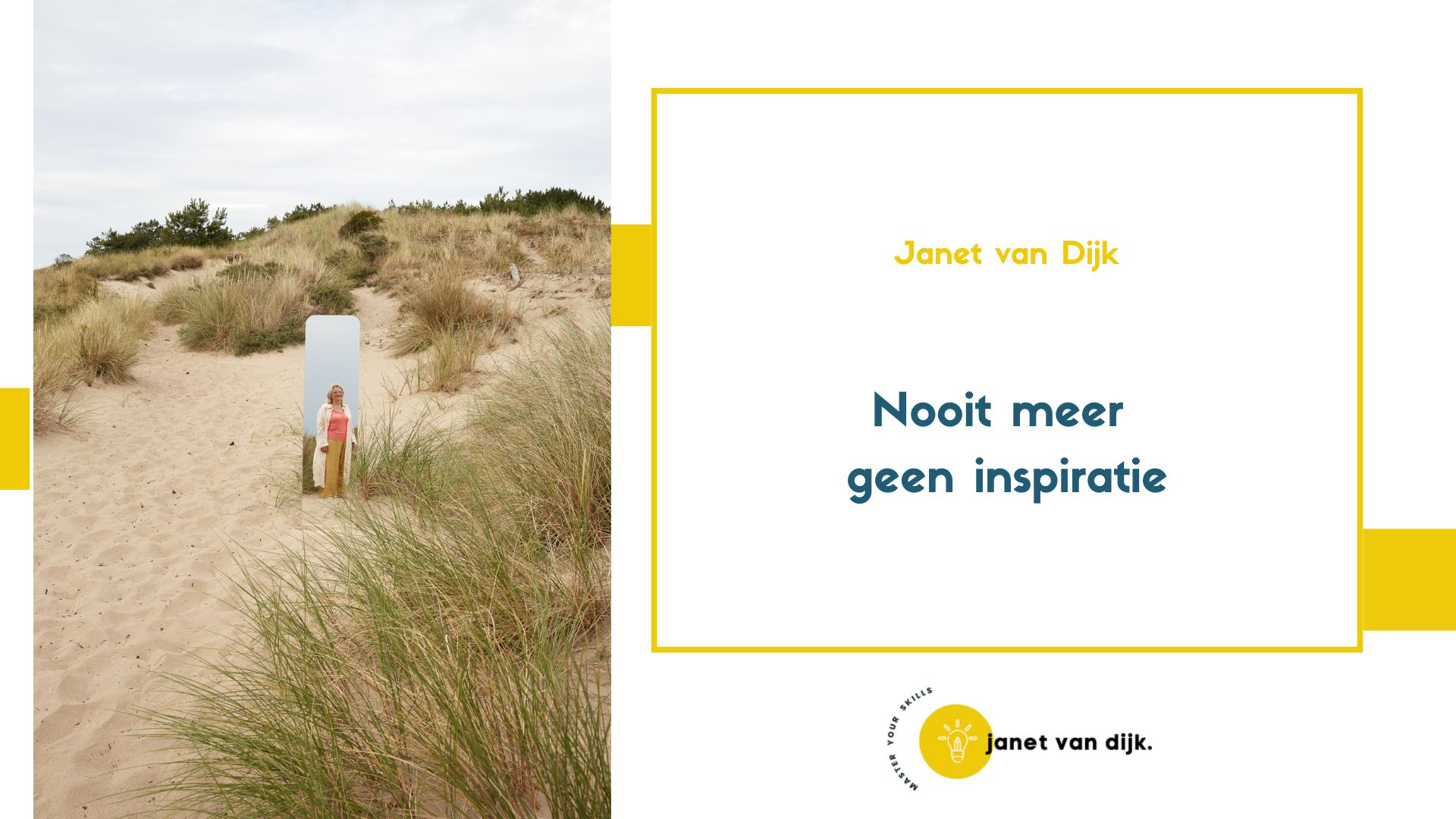 Nooit meer geen inspiratie